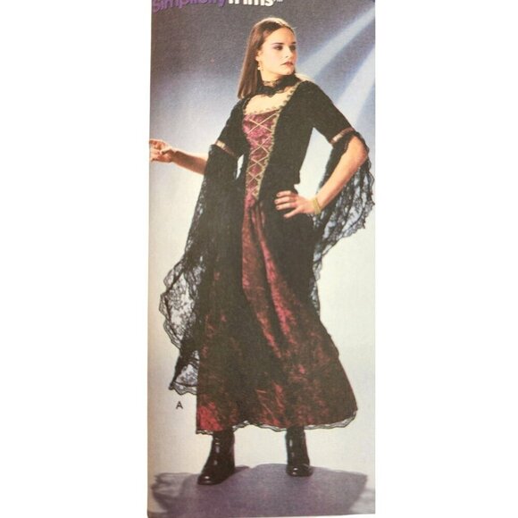 Simplicity 8750 Sewing Pattern Gothic Medieval Costume Size D 4-6-8 17 Pieces - Picture 3 of 9